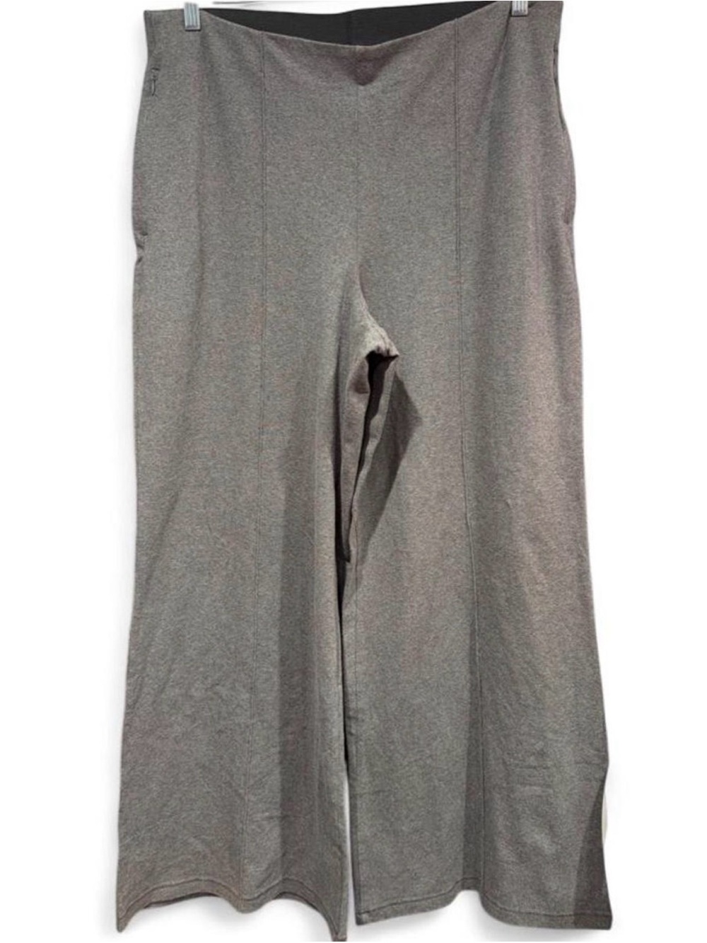 Lands' End Grey Wide-Leg Pants Xl Tall